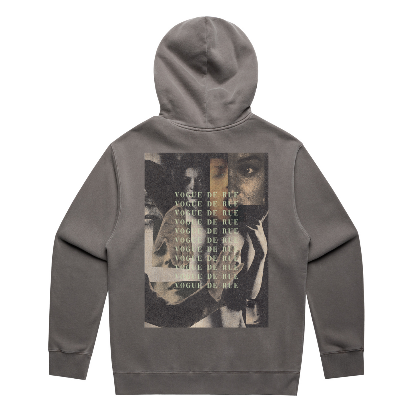 VOGUE DE RUE HOODIE FADED GREY