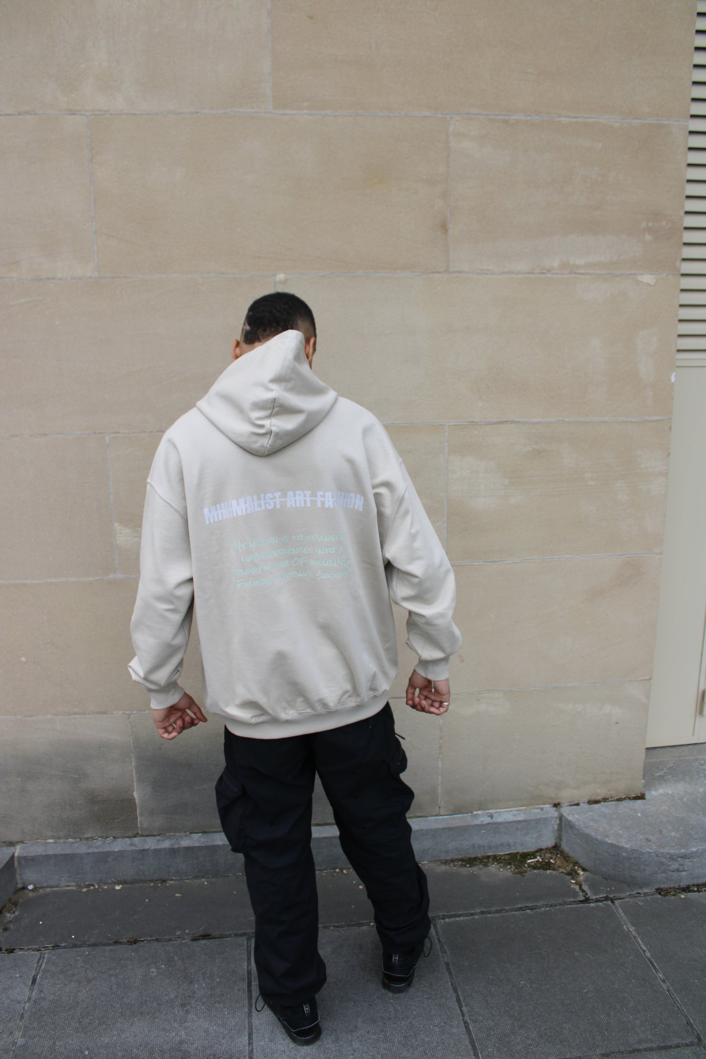 QUATRE-VINGT HOODIE. DESERT DUST