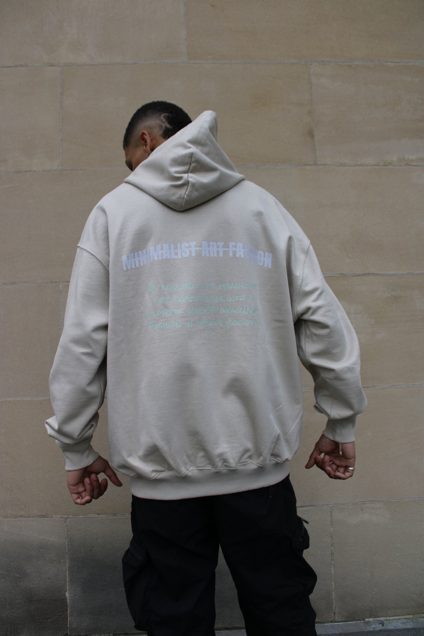 QUATRE-VINGT HOODIE. DESERT DUST