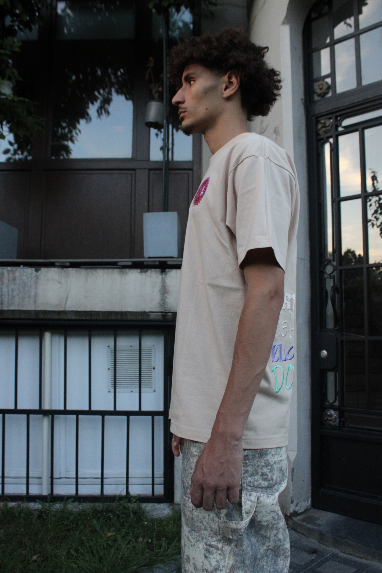 ABCD HEAVY CAMEL COLOR T-SHIRT