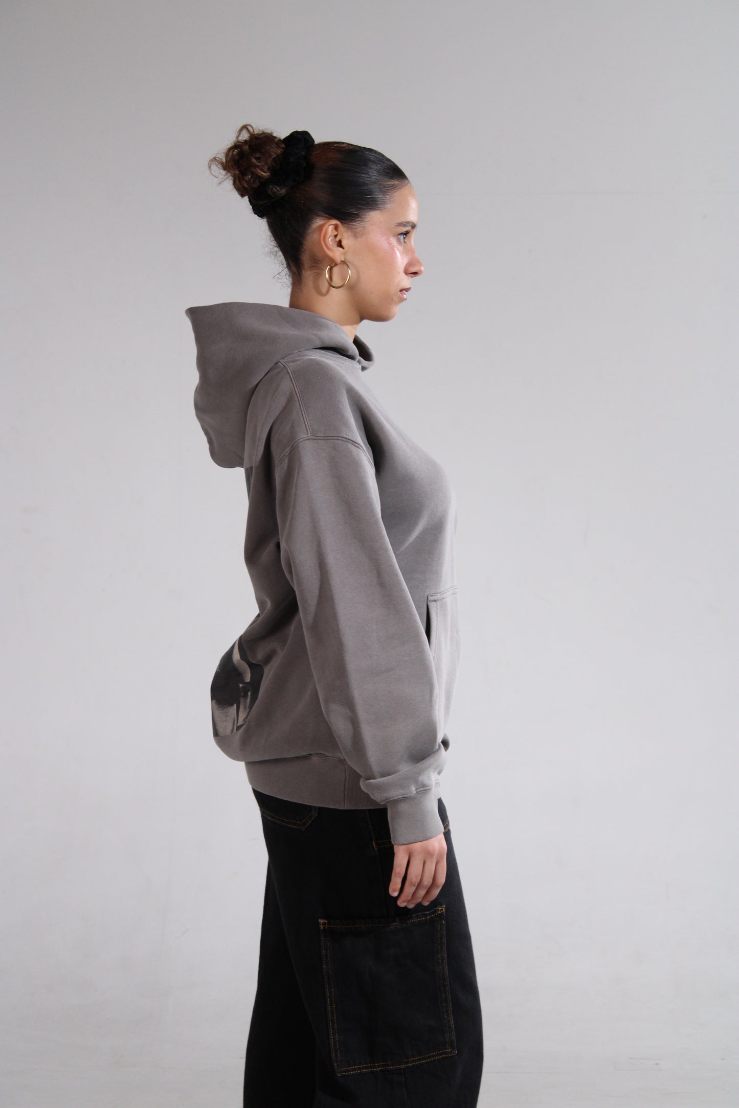 VOGUE DE RUE HOODIE FADED GREY