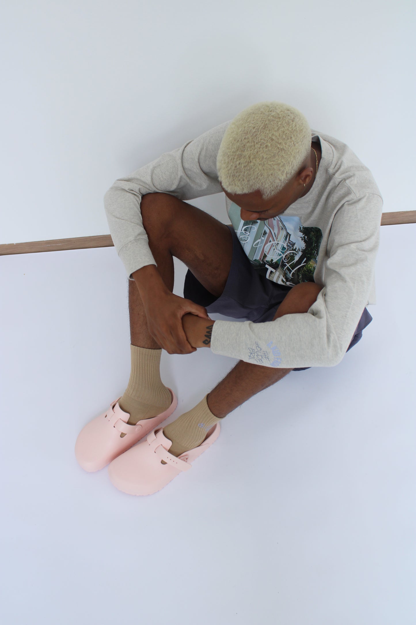 EIGH TIES CAMEL SOCKS
