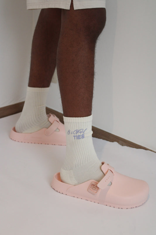 EIGH TIES CREAM SOCKS