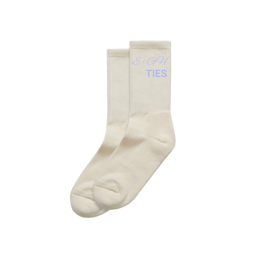 EIGH TIES CREAM SOCKS