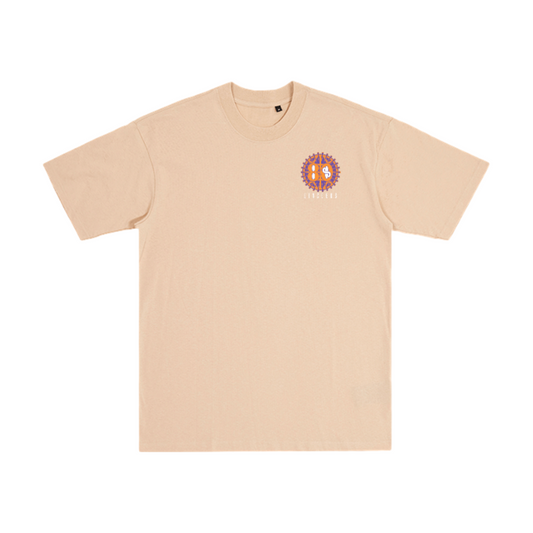 ABCD HEAVY CAMEL COLOR T-SHIRT